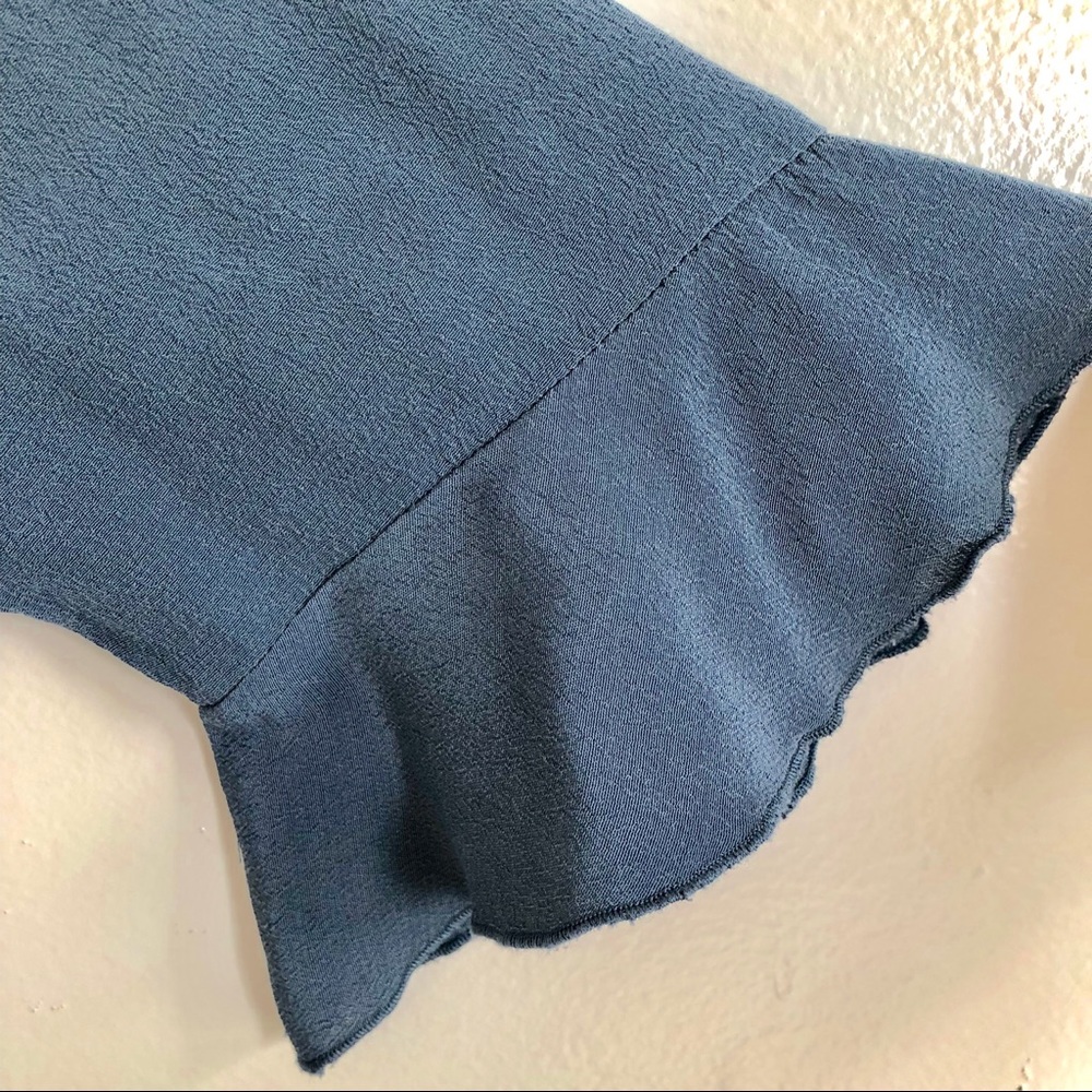 Banana Republic Blue Ruffle Dress - Picture 4 of 5